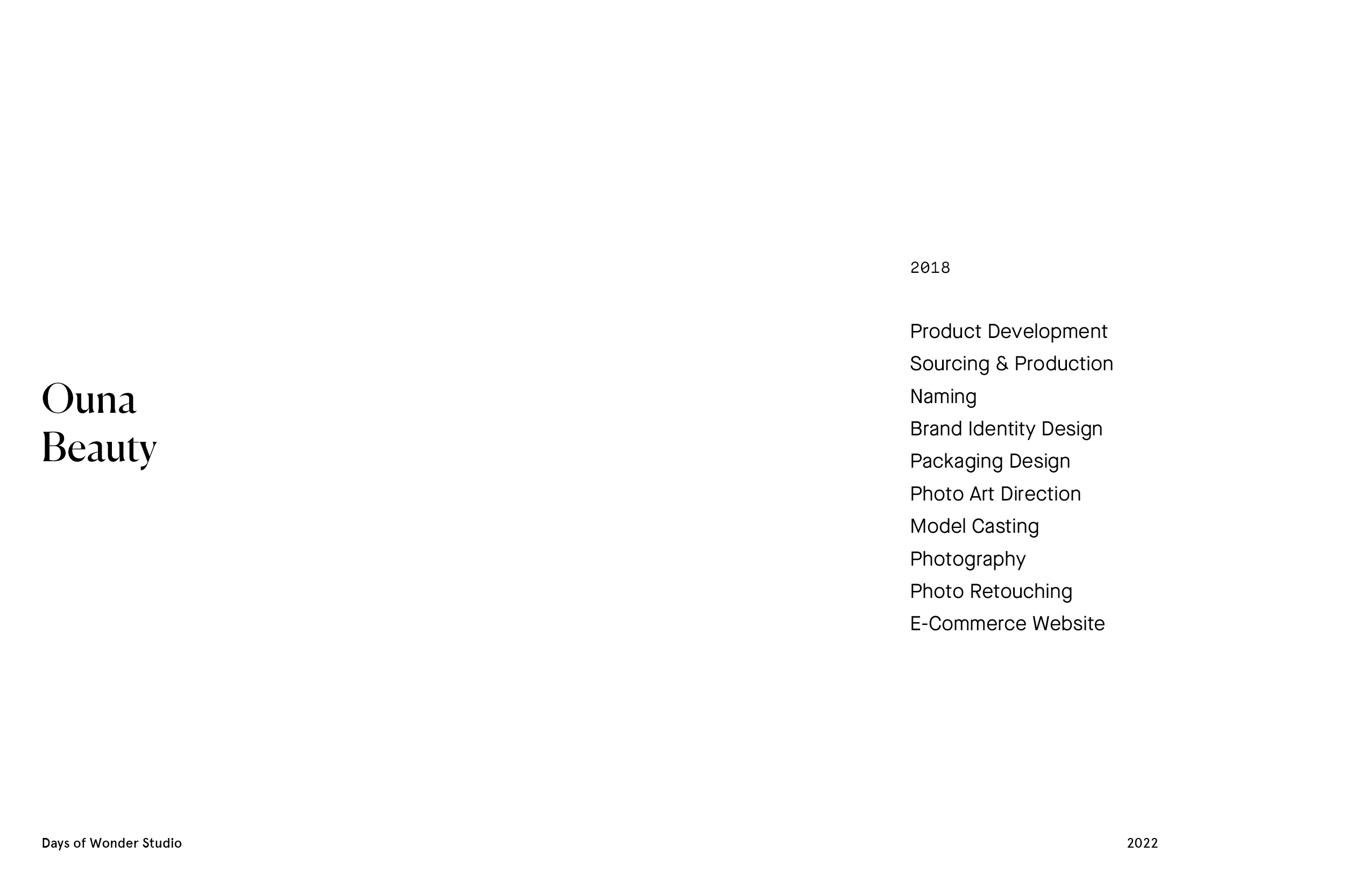 Days of Wonder Proposal Template16